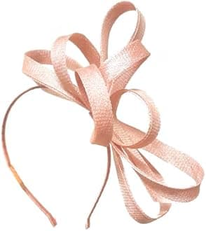 Caprilite Vegan Sinamay Fascinator Headband Wedding Hoop Ladies Day Ascot Races