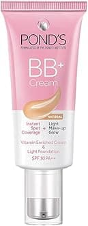 POND'S BB+ Cream, Instant Spot Coverage + Light Make-up Glow, Natural 30g