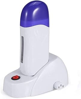 Nynelly Portable Single Depilatory Roll on Wax Warmer with Heater Base for Women Men Hair leg,Armpit,Bikini