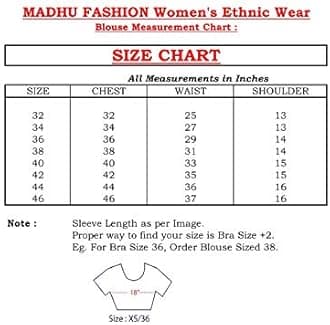 Madhu Fashion Womens Banaras Brocade Readymade Stitched Sleeveless Saree Blouse