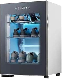 Electric Shoe Dryer, Deodorization Shoe Drying Cabinet with 60° Thermostatic Control and Internal Circulation Hot Air, Household Shoe Drying Equipment for Shoes, Boot, Socks
