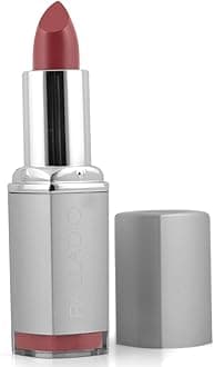 Palladio Herbal Lipstick, Rich Pigmented and Creamy, Infused with Aloe Vera, Chamomile & Ginseng, Prevents Lips from Drying, Combats Fine Lines, Long Lasting Lipstick, Rose Bud