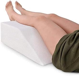 Sponsored Ad - METRON-(Medium-Size) Orthopedic Elevating Memory Foam Soft Leg Rest Wedge Pillow - Reduces Back Pain & Improves Circulation | Comfort Level- Soft | Pregnancy Leg Pillow
