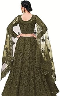 Lovisa Fashion Embroidered Semi Stitched Lehenga Choli, Wine, Free Size