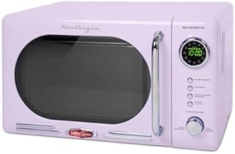 Nostalgia - Retro Compact Microwave Oven 0.7 Cu. Ft, Lavender