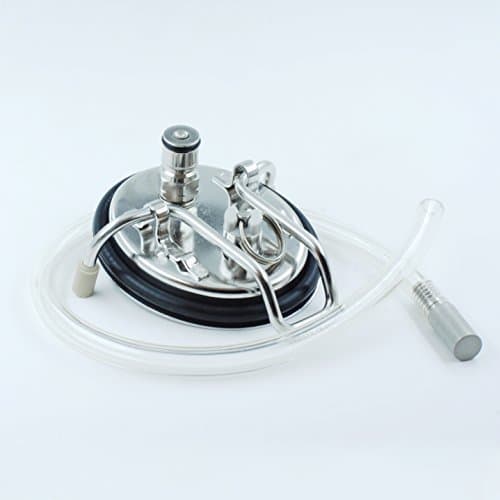 Cornelius Style Keg Carbonation Lid Kit With .5 Micron Diffusion Air Stone by Shinehone