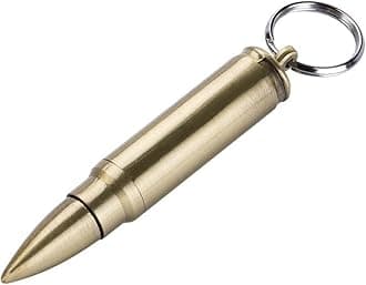 RenholinFire Starter Lighter Waterproof Flint Match Outdoor Camping Permanent Metal Matchstick with Keychain(Sold Without Fluid) (Beige)