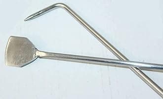 Sponsored Ad - roti Skewers Stainless Steel sheek/Jodi Making with Tandoori roti, Naan, Sweet Naan Pure Stainless Steel Multipurpose Size inch (Pack of 1 Set)