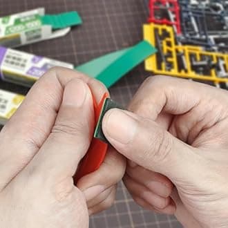 stedi Sanding Sponge for Model Gundam Building, Hobby Model Tools Hand Sanding Block Waterproof Wet Dry Reuse 1000 to 2500 Grit Sandpaper, 30 Sheets