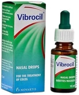 Vibrocil Nasal Drops Acute &Chronic Rhinitis/sinusitis,seasonal (Hay Fever) 15ml Trust Quality