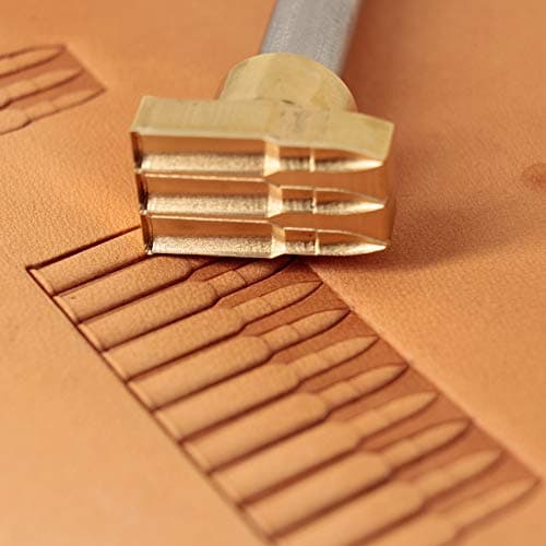 DandS ltd Leather Stamp Tool Stamping Working Carving Punches Tools Craft Saddle Brass Bullet #264
