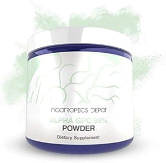 Nootropics Depot Alpha-GPC 99% Powder | 60 Grams | Brain Booster | Choline Supplement | Supports Brain Health, Memory and Focus