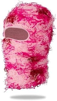 Distressed Balaclava Ski Mask for Men/Women Knitted Full Face Ski Mask Windproof Neck Warmer