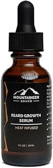 Mountaineer Brand Beard Growth Serum 2 oz. | The Original Beard Growth Oil to Grow a Thicker and Fuller Beard | Natural Hair Growth Serum