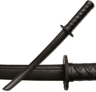 Master USA Training Sword, Black Polypropylene Samurai Style Handle-Sparring Practice Equipment