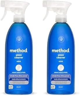 Glass Cleaner Spray, Mint, 828 ml (Pack of 2)