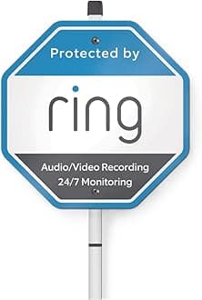 Ring Security Yard Sign - Alarm Monitoring