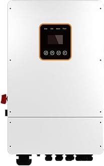 6000W Hybrid Solar Inverter 48V DC to 120V/240V AC, Split Phase Pure Sine Wave Inverter with MPPT Charger Controller, Support Parallel, for LiFePO4/Li/Lead-acid Battery with UL Certification