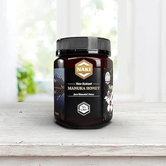 NAKI Manuka Honey Harvested, Tested. Traceable. Certified 100% New Zealand Honey - International Gold Award Winner (UMF 12+ MGO 350+, 8.8 oz)