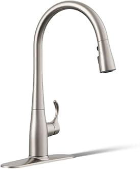 Kohler K-596-VS Faucet Spouts and Kits, Vibrant Stainless, 0.375