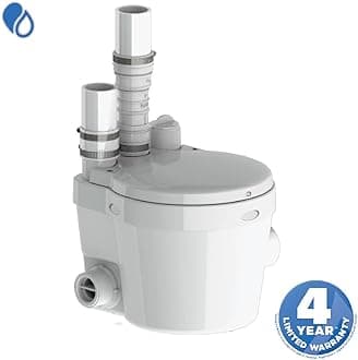 Saniflo 021 SANISWIFT Residental Gray Water Pump, White