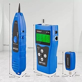 NOYAFA Cable Tracer Network Cable Tester Wire Tracker with 8 Far End Jacks Ethernet LAN Network Cat5 Cat6 Telephone Wire Coax Cable