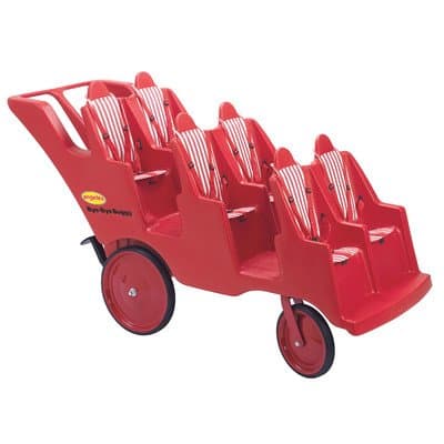 6 Passenger Original Slim Tire Bye-Bye Buggy Tandem Stroller