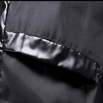 JEsilunmaMY Men's Thermal Shiny Hooded Puffer Jacket Winter Coats Water-Resistant Down Coats Insulated Padded Puffy Coat