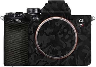 Anti-Scratch Camera Cover Skin Sticker for Sony Alpha A7RV A7R5 A7RM5 Protector Vinyl Film Skin Protective Decoration (Shadow Camo Black)