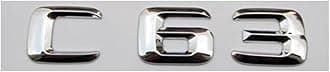 3d Chrome Car Letters For C63 C180 C200 C220 C260 C300 W205 W204 W203 Trunk Emblem Logo Stickers Accessories(C63)