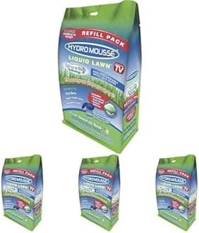 Hydro Mousse - Liquid Lawn Refill Pack, 2lb Bag (Covers 400sq. ft.) (Pack of 4)