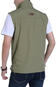 Gihuo Men's Golf Lightweight Photo Vest Fishing Travel Safari Vest