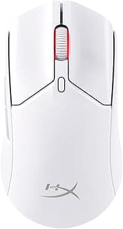 HyperX Pulsefire Haste 2 Dual Wireless RGB Gaming Mouse, Up to 26K DPI, HyperX 26K Sensor, 61g Ultra Lightweight, 100 Hr Battery Life, 1K Hz Polling Rate, 24 Months Warranty - White [6N0A9AA]