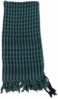 Elu Shemagh Scarf Men - Women /100% Cotton Military Shemagh Keffiyeh Scarf Arafat Tactical Desert Rave Bandana Head Wrap