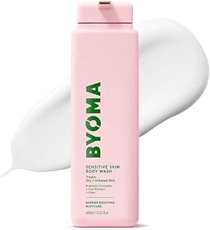 BYOMA Sensitive Body Wash - For Delicate, Irritated Skin - Creamy, Fragrance-Free Cleanser with Colloidal Oat & Urea - Soothes & Relieves Itching - Skin Barrier Support - 16.9 fl oz