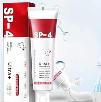 SPITEN Sp 4 Ultra Brightening Toothpaste – Advanced Whitening Formula for Stain Removal & Enamel Protection – Protection for a Radiant Smile – Whitening Toothpaste 120-gm (Pack of 2)