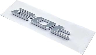 Letter Emblem Chrome Glossy Black ABS 3.0 5. V6 V8 20T 25T 30T 35T Fit for Jaguar XJ F-Type F-PACE E-PACE Badge Trunk Logo(Silver 20T)