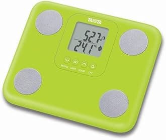 BC-730 Green Digital Body Composition Scale - Smart BMI & Muscle Mass Measurement - 9 Metrics, 5-User Memory, Compact Lightweight & Accurate Weight Scale for Home - Japan Technology