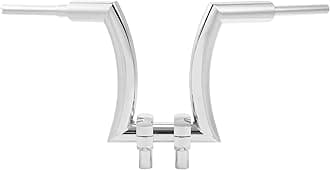 TCMT 14" Rise Ape Hanger Handlebar 2" Risers Handlebars Mount Clamp Fit For Harley Sportster XL883 XL1200 Softail Heritage Springer