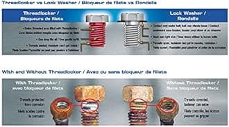 Permatex PTX24250 Medium Strength Thread Locker, Blue, 1.7 fl oz (50 ml)