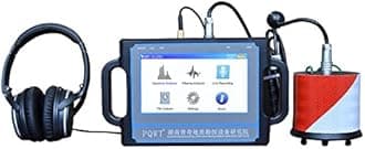 PQWT CL200 Water Leak Detectors for Home And Outside Wall Water Pipe Detector Acoustic Pipeline Leakage Detection Kit Professional Sensor Noise Reduce Headphone LCD Touchscreen Carry Case 2 Meters