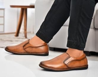 HEALTH FIT Men's Super Soft Ortho Comfortable with Soft Sole Ultra-Lightweight for Gents Luxury Formal Shoes 1266