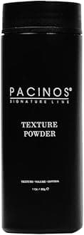 Pacinos Hair Texture Powder - Matte Finish - Great For Extra Volume, Hold & Texture - Seamless Application, No Residue