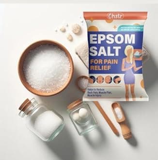 PUNAMULCH Epsom Salt for Bath Soaking and Relaxation ? Magnesium Sulfate Crystals (500gm)