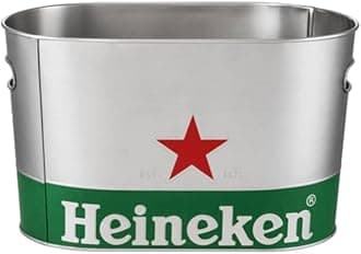 Heineken Metal Ice Bucket for Approx. 12 Bottles