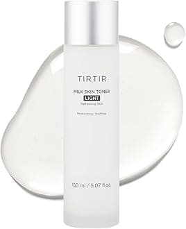 Milk Skin Rice Toner Light | Instant Hydration with 4% Niacinamide, Pantenol, Lightweight, Pore-Tightening, Vegan, Acne-Prone, Oily Skin, Fungal Acne Safe, Korean Skin Care, 5.07 Fl Oz