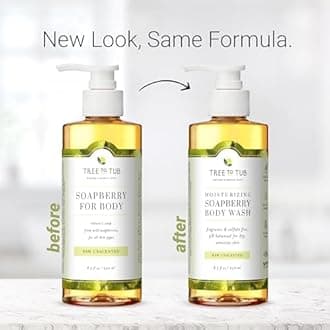 Gentle, Sensitive Skin Body Wash. The Only pH 5.5 Balanced Fragrance Free Body Wash for Allergic Skin ââ‚¬â€œ Eczema Body Wash for Women and Men, Made with Organic Wild Soapberries, 8.5 ozââ‚¬â€by