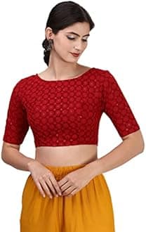 Oomph! Women Hakoba cotton high neck Blouse (pack of 1)