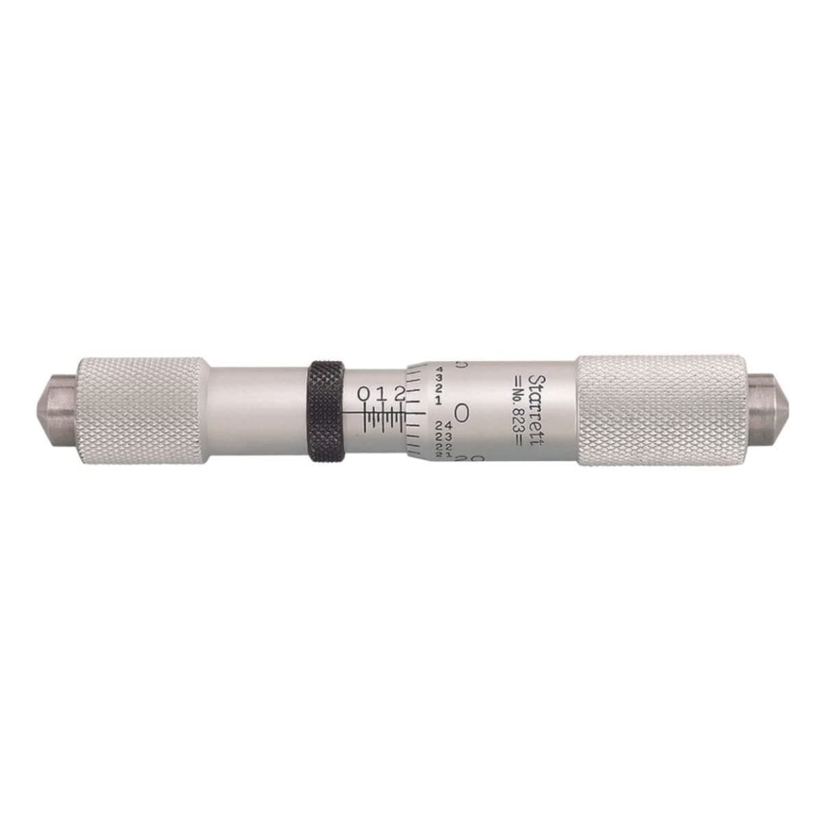 Micrometer Head with Lock Nut, Hardened and Ground Head Anvil for 823C, 823D, 823E Inside Micrometers - Quick and Easy Adjustment, .001" Graduation - H823C/D/E