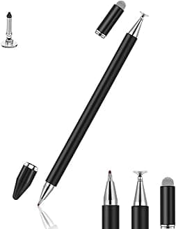 Stylus for iPad, Stylus Magnetic Disc Universal Stylus Pens Touch Screens for Apple/iPhone/iPad pro/Mini/Air/Android/Microsoft/Surface All Capacitive Touch Screens - Black